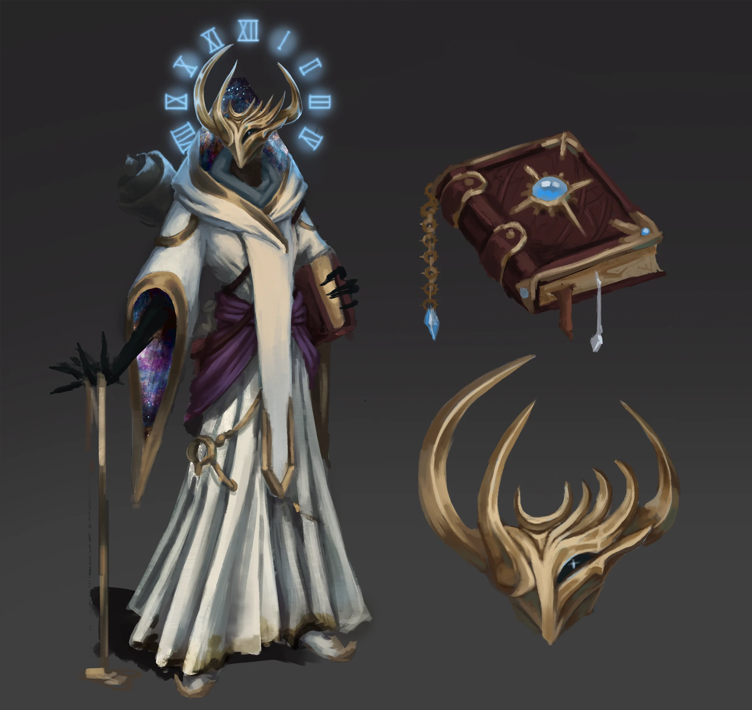 Ayahn, an ornate fantasy character design