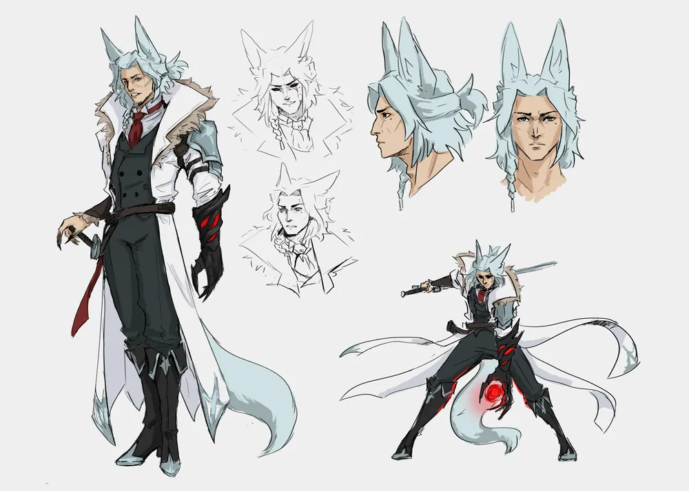 Seraph Nixvulpes creature design